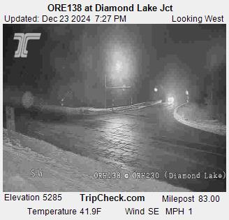 ORE138 at Diamond Lake Jct